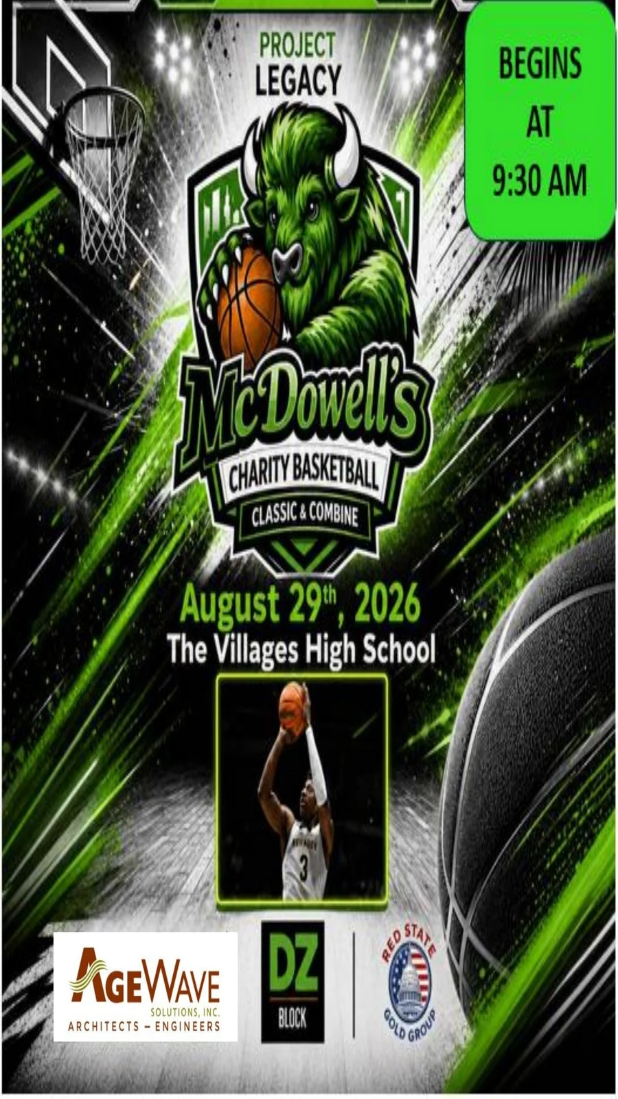 McDowell's Charity Basketball Classic & Combine — Program Book cover